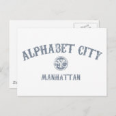 Alphabet City Briefkaart (Voorkant / Achterkant)