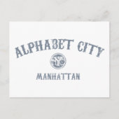 Alphabet City Briefkaart (Voorkant)