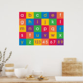 Alphabet Colors Poster (Keuken)