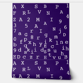 Alphabet Design Kind kamer Behang