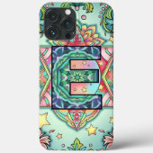 Alphabet E mandala Case-Mate iPhone Case (Achterkant)