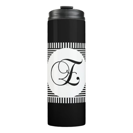 ALPHABET E MONOGRAM THERMOSBEKER (Voorkant)