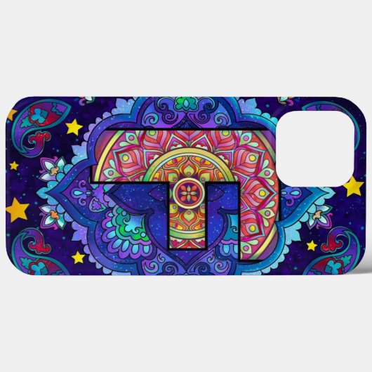 Alphabet F mandala Case-Mate iPhone Case (Achterkant (horizontaal))