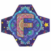 Alphabet F mandala Voetbal (Enkel)