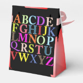 Alphabet Favor Box Bedankdoosjes (Achterkant)