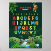 Alphabet Featuring Jungle Poster (Voorkant)