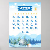 Alphabet Featuring Winter Poster (Voorkant)