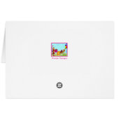 Alphabet Fiesta Birthday Kaart Personaliseren (Achterkant Horizontaal)