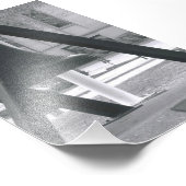 Alphabet Foto Letter A1 Black and White Foto Afdruk (Hoek)