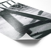 Alphabet Foto Letter A2 Black en White, 4x6 Foto Afdruk (Hoek)