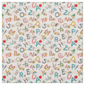 Alphabet Fun Letters & Graphics Stof (Swatch)