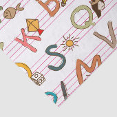 Alphabet Fun Letters & Graphics Tissuepapier (Detail)