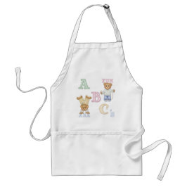 Alphabet Fun Teddy Bears Standaard Schort