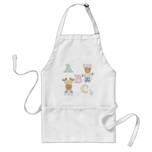 Alphabet Fun Teddy Bears Standaard Schort