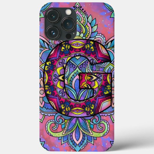 Alphabet G mandala Case-Mate iPhone Case (Achterkant)