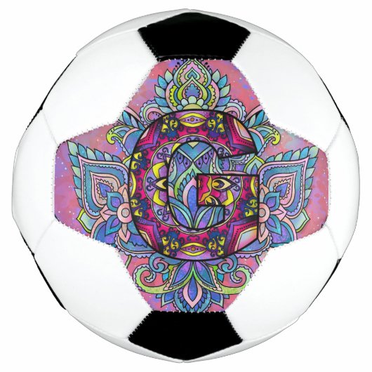 Alphabet G mandala Voetbal (Voorkant)