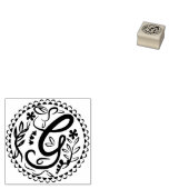 Alphabet G Rubberstempel (Gestempeld)