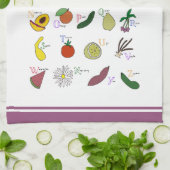 Alphabet Garden Theedoek (Gevouwen)
