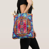 Alphabet H mandala Tote Bag (Dichtbij)