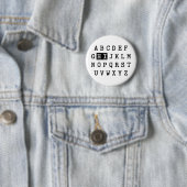 Alphabet Hi Ronde Button 5,7 Cm (In situ)