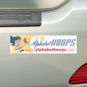 Alphabet Hoops: Bumpersticker (Op auto)
