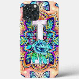 Alphabet I mandala Case-Mate iPhone Case