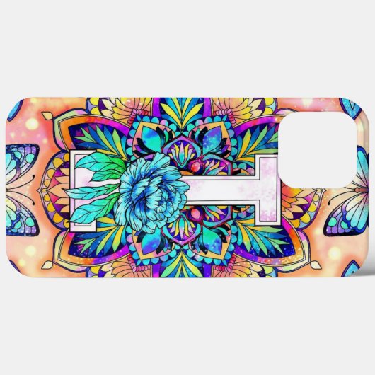 Alphabet I mandala Case-Mate iPhone Case (Achterkant (horizontaal))