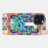 Alphabet I mandala iPhone Hoesje (Achterkant horizontaal)