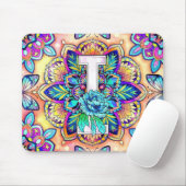 Alphabet I mandala Muismat (Met muis)