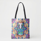 Alphabet I mandala Tote Bag (Voorkant)