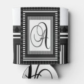 ALPHABET INITIAAL A MONOGRAM BLIKJESKOELER (Achterkant)