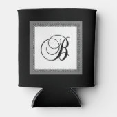 ALPHABET INITIAAL B MONOGRAM BLIKJESKOELER (Voorkant)