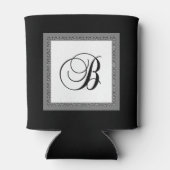 ALPHABET INITIAAL B MONOGRAM BLIKJESKOELER (Achterkant)
