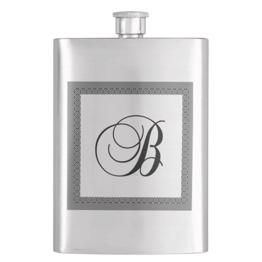 ALPHABET INITIAAL B MONOGRAM FLACON (Voorkant)