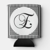 ALPHABET INITIAAL E MONOGRAM BLIKJESKOELER (Achterkant)