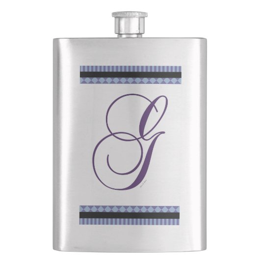 ALPHABET INITIAAL G MONOGRAM FLACON (Voorkant)