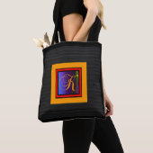 ALPHABET INITIAAL K MONOGRAM, TOTE BAG (Dichtbij)