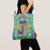 Alphabet J mandala Tote Bag (Dichtbij)