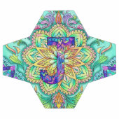 Alphabet J mandala Voetbal (Enkel)