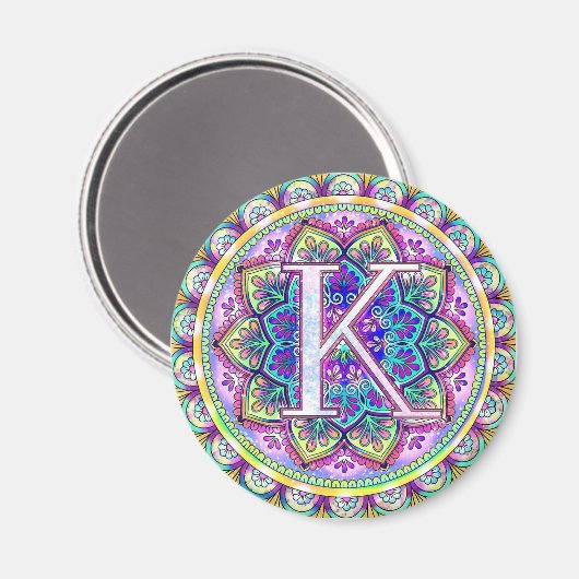 Alphabet K Magneet (Voorkant / Achterkant)