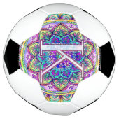 Alphabet K mandala Voetbal (Gedraaid)