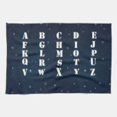 Alphabet keukenhanddoeken (Horizontaal)