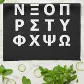 Alphabet Kitchen Towel Theedoek (Gevouwen)