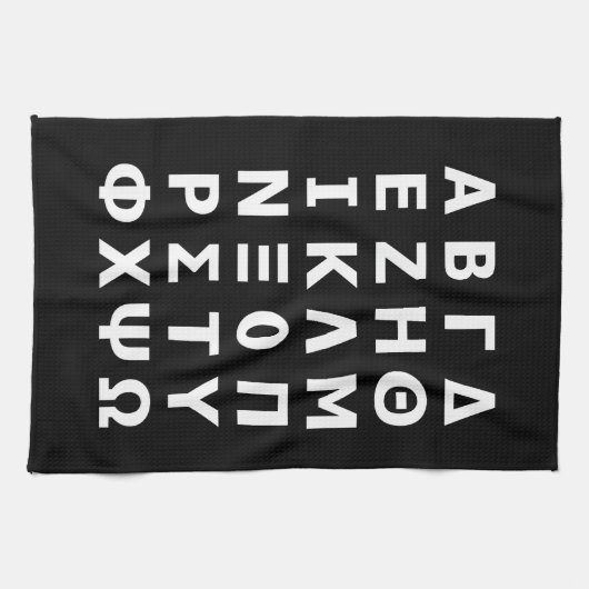 Alphabet Kitchen Towel Theedoek (Horizontaal)