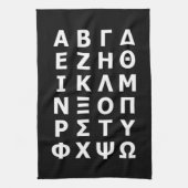 Alphabet Kitchen Towel Theedoek (Verticaal)