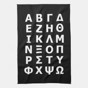 Alphabet Kitchen Towel Theedoek