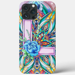 Alphabet L mandala Case-Mate iPhone Case