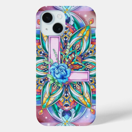 Alphabet L mandala Case-Mate iPhone Case (Achterkant)