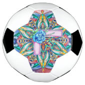 Alphabet L mandala Voetbal (Gedraaid)