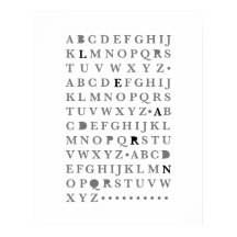 Alphabet Learn Letter Modern Typografie ABC